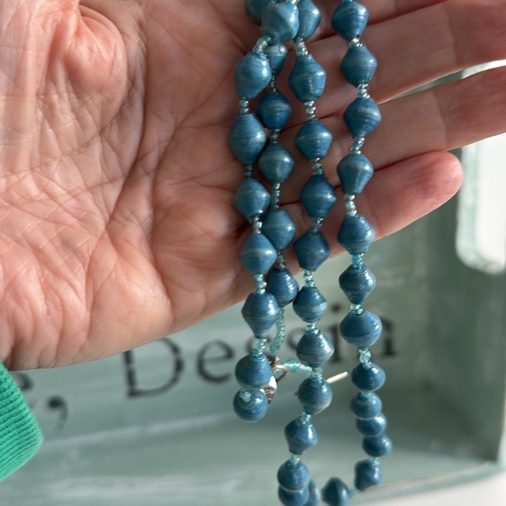 Bead for Life Blue Necklace